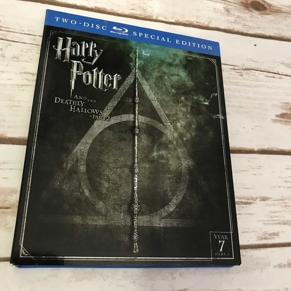 Harry Potter Blu Ray Disc Movies Deathly Hallows Part 1 & 2 Year 7 new - Picture 5 of 13